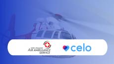 Logos of New Zealand Air Ambulance and Celo Health