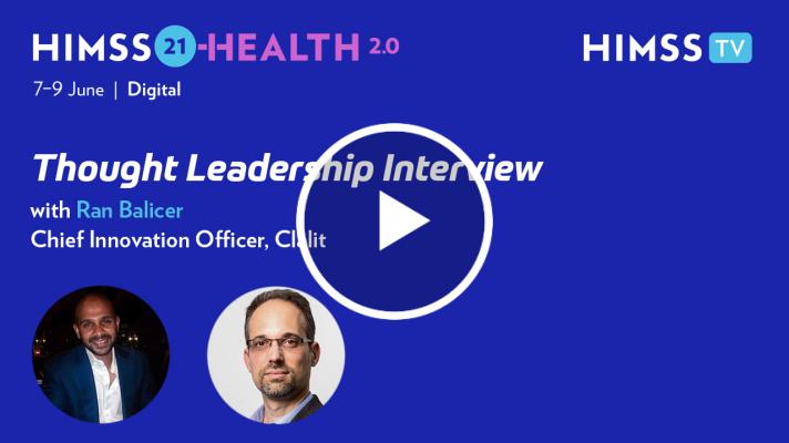 Ran Balicer, chief innovation officer of Clalit Health Services