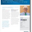 An ophthalmology practice unlocks higher value from its EMRs and call center 