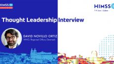 David Novillo Ortiz, head of data and digital health at the World Health Organization