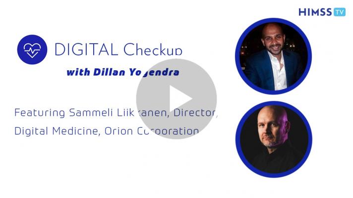 Sammeli Liikkanen, director of digital medicine at Orion Corporation and Dillan Yogendra